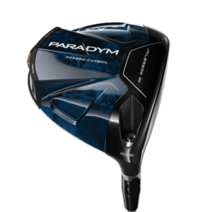 A closeup picture of the Paradym golf driver